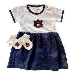 Little Miss Auburn Dress Set teamwear kids sports NCAA